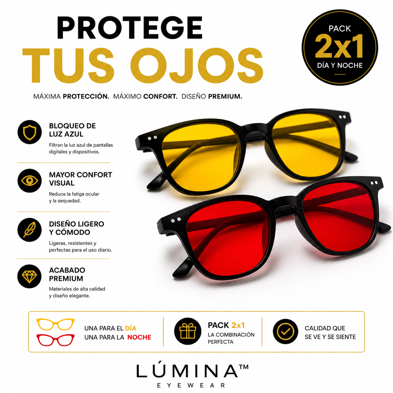 LÚMINA™ | Pack Día y Noche 1+1 Gratis