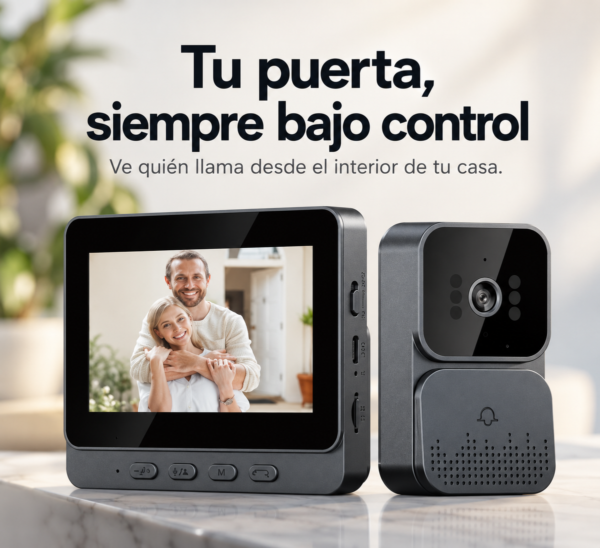 Timbre inteligente con cámara y sonido HD - SmartHome™
