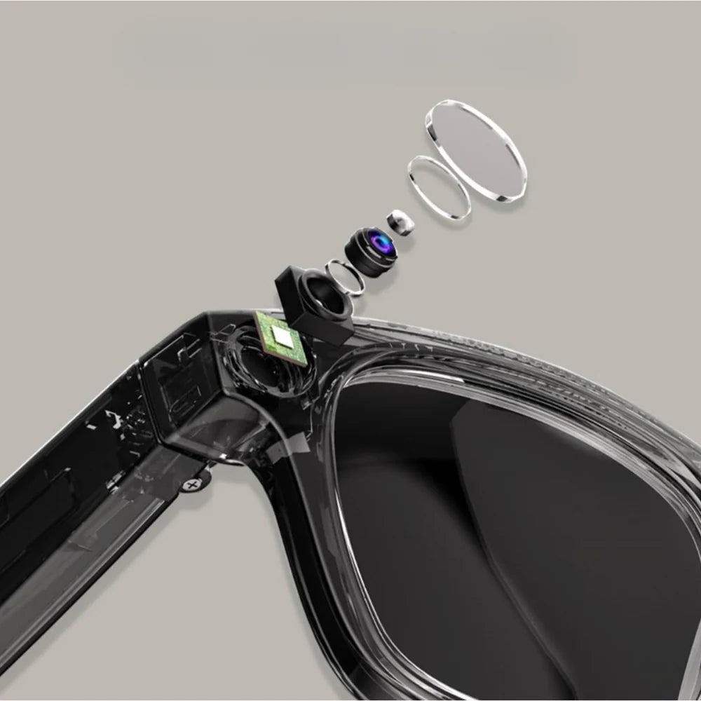 AI Vision Pro™ – Gafas Inteligentes con Cámara HD, Audio y Asistente IA