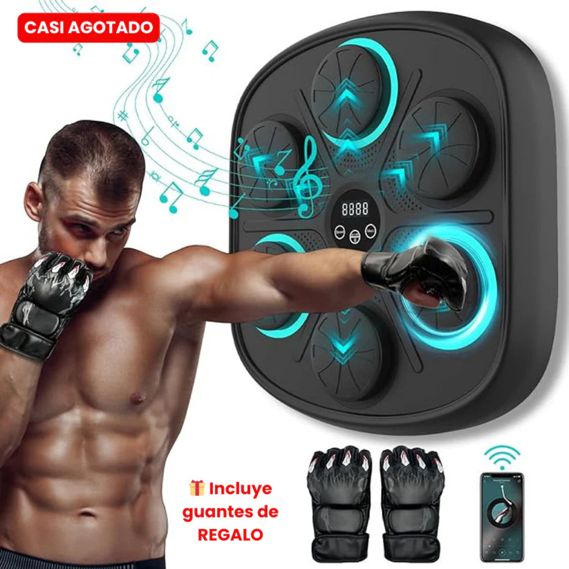 Maquina Boxeo con musica + REGALO guantes