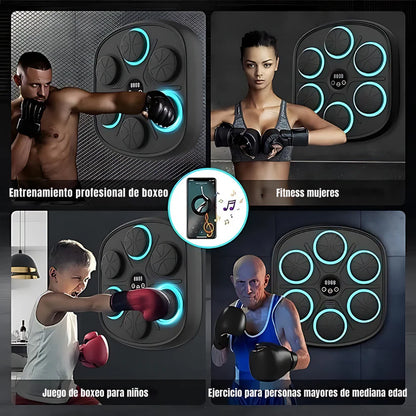 Maquina Boxeo con musica + REGALO guantes