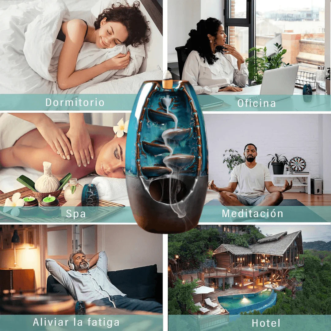 Cascada de Incienso RELAXPRO™ ( 50 inciensos de regalo + Tapete y pinzas )