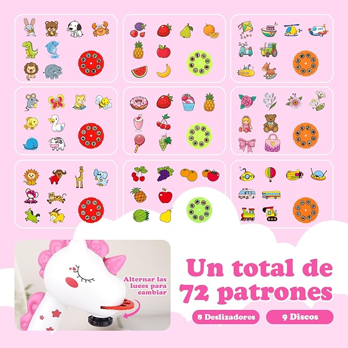 Escritorio Proyector para niños, Rotuladores y TODO incluido