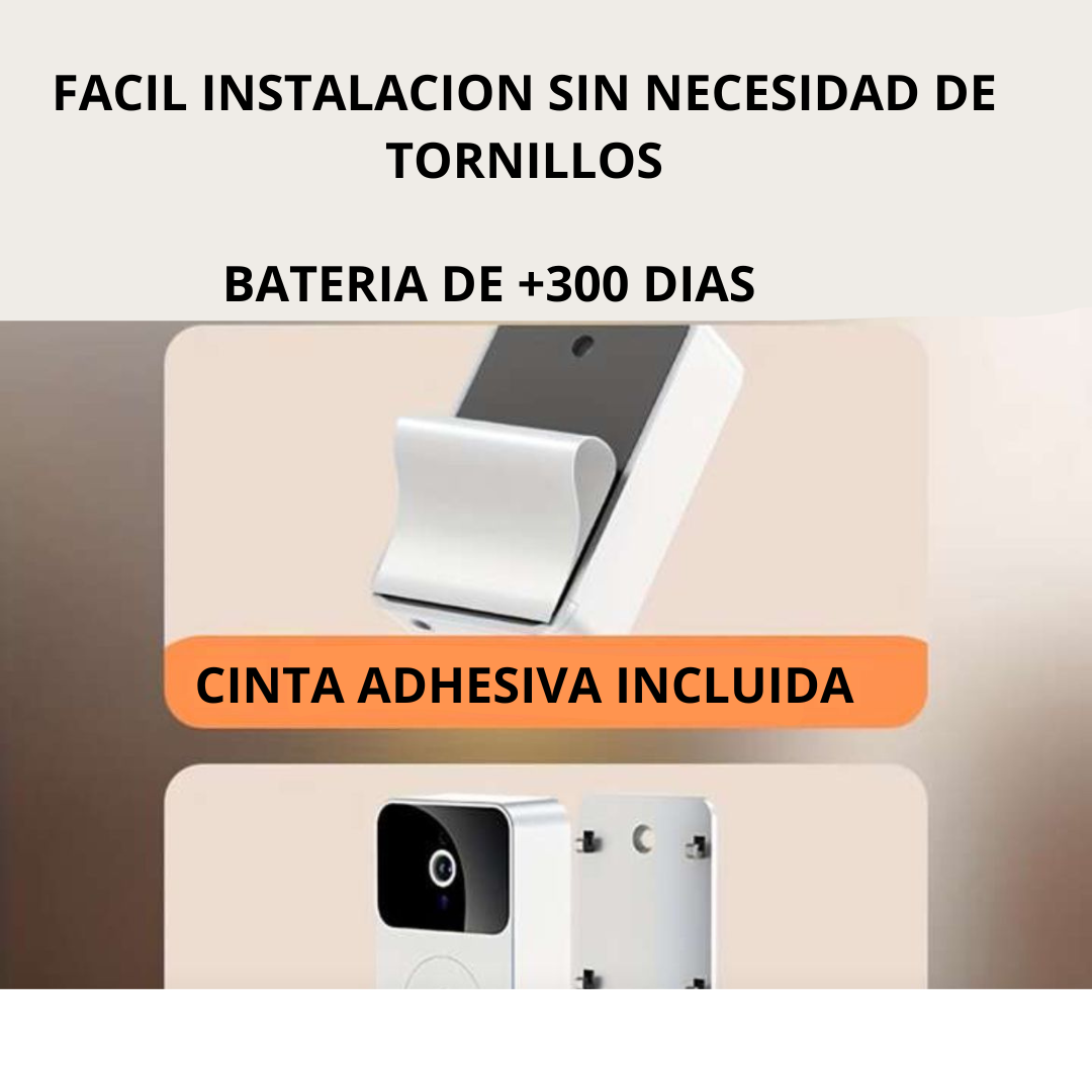 Timbre inteligente con cámara y sonido HD - ClickHome™