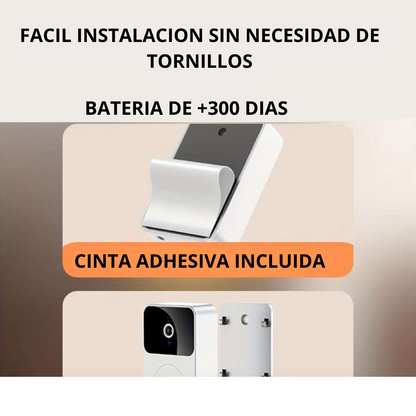 Timbre inteligente con cámara y sonido HD - ClickHome™