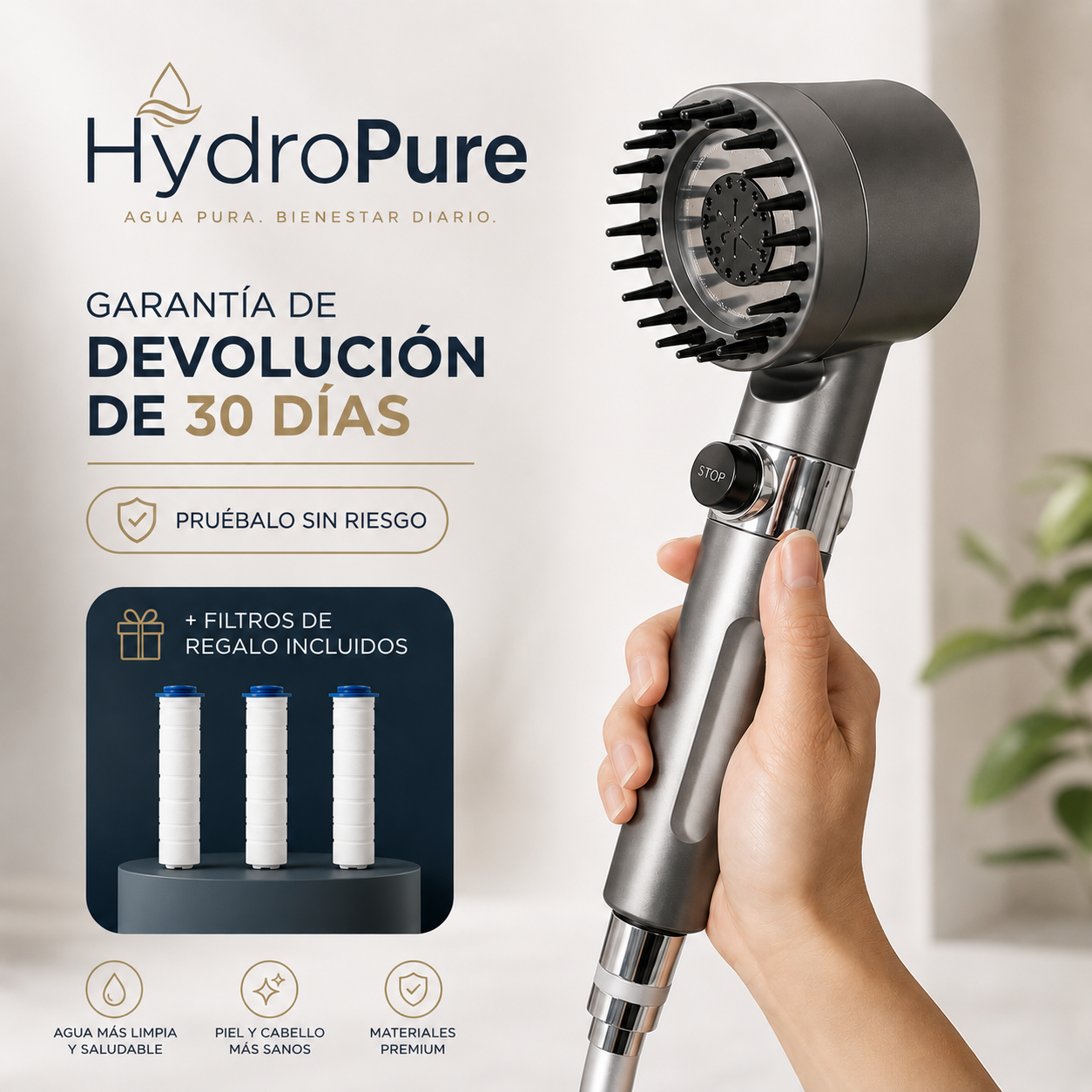 Transforma tu Pelo, tu Piel y tu Ducha con HydroPure