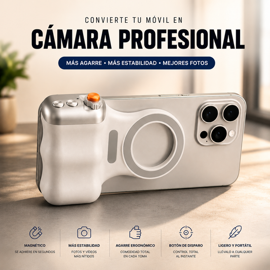 GripCam Pro™ | Convierte Tu Móvil en una Cámara Profesional