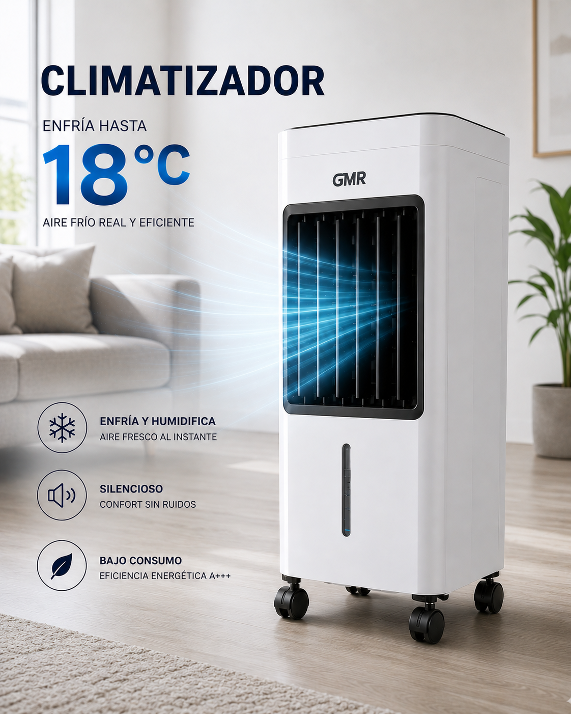ARCTIC PRO™ | Aire Frío 18º y Bajo Consumo
