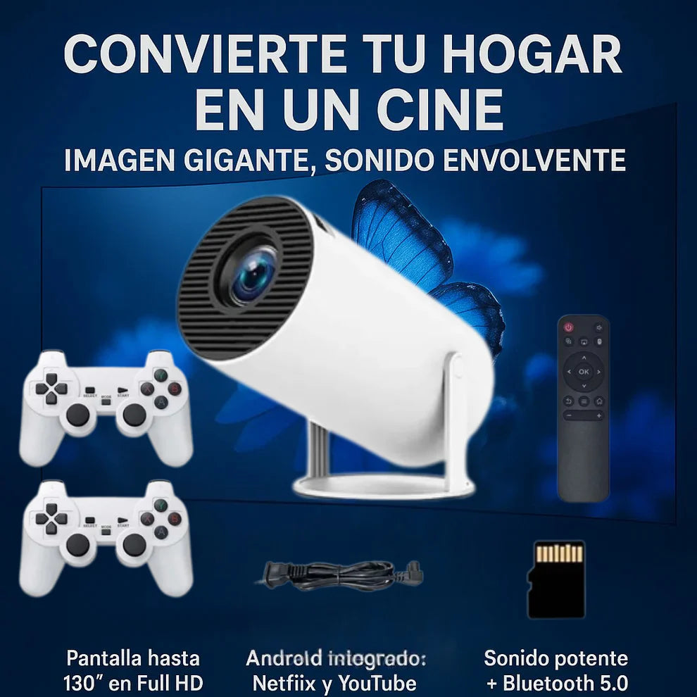Proyector CineMax™ 4K + 2 Mandos