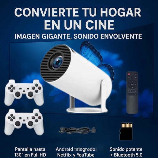 Proyector CineMax™ 4K + 2 Mandos