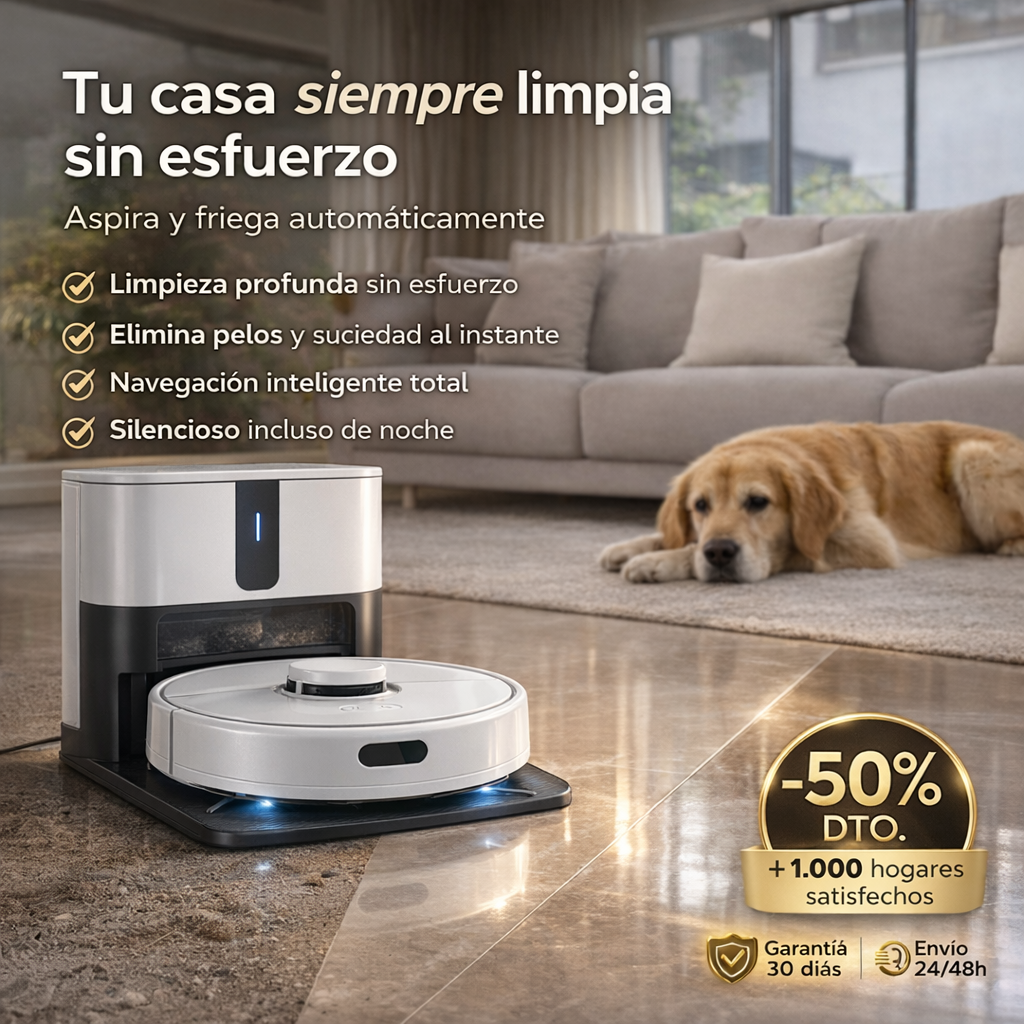 NEXORA Clean™ | Robot Aspirador Inteligente