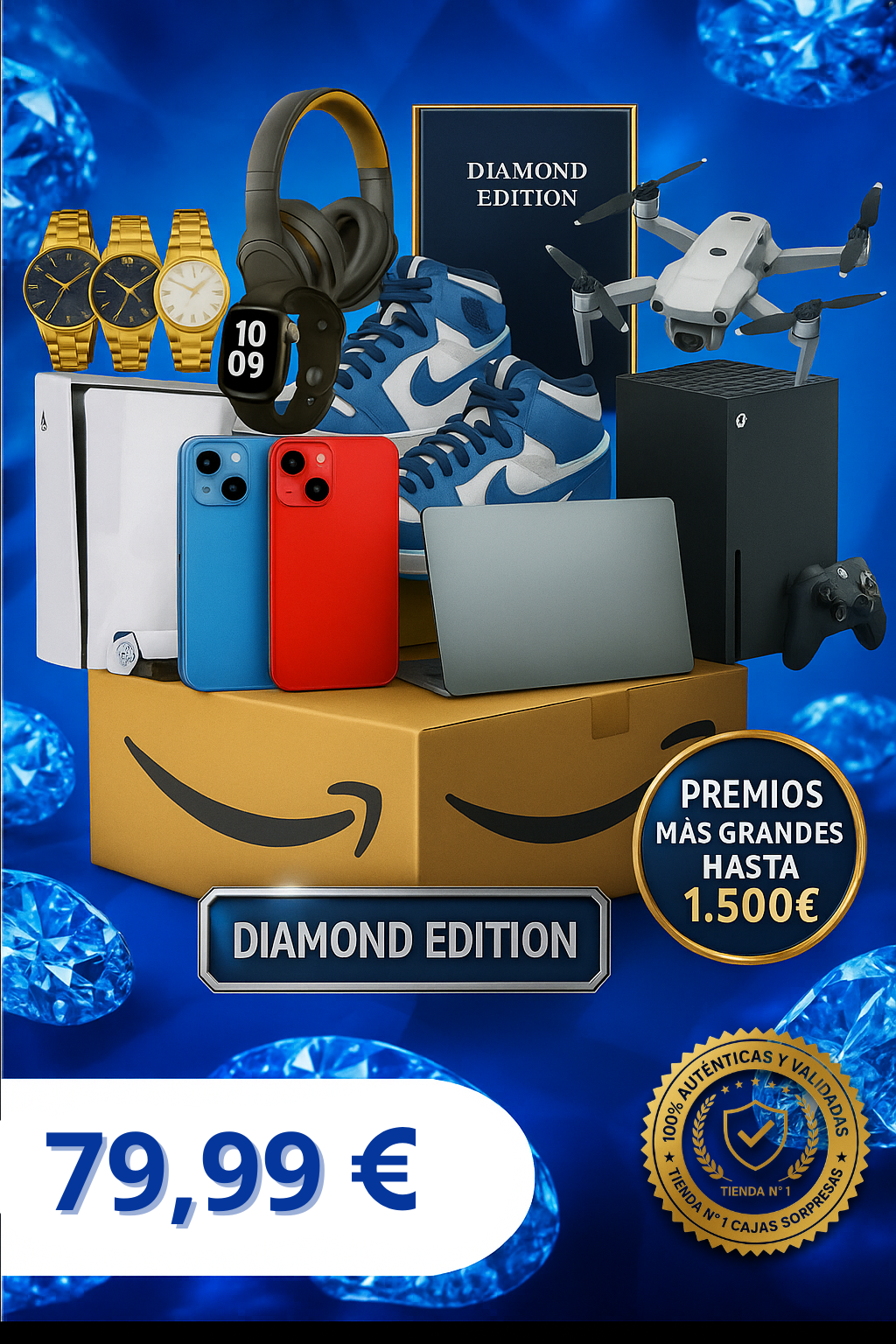 CAJA SORPRESA PREMIUM - Valorada en +1000$