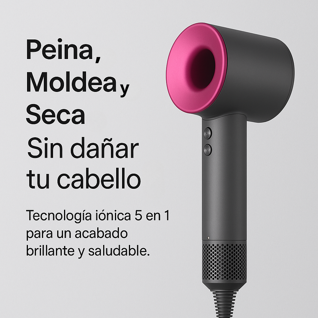 Secador Iónico StylePro™ + 5 Cabezales GRATIS